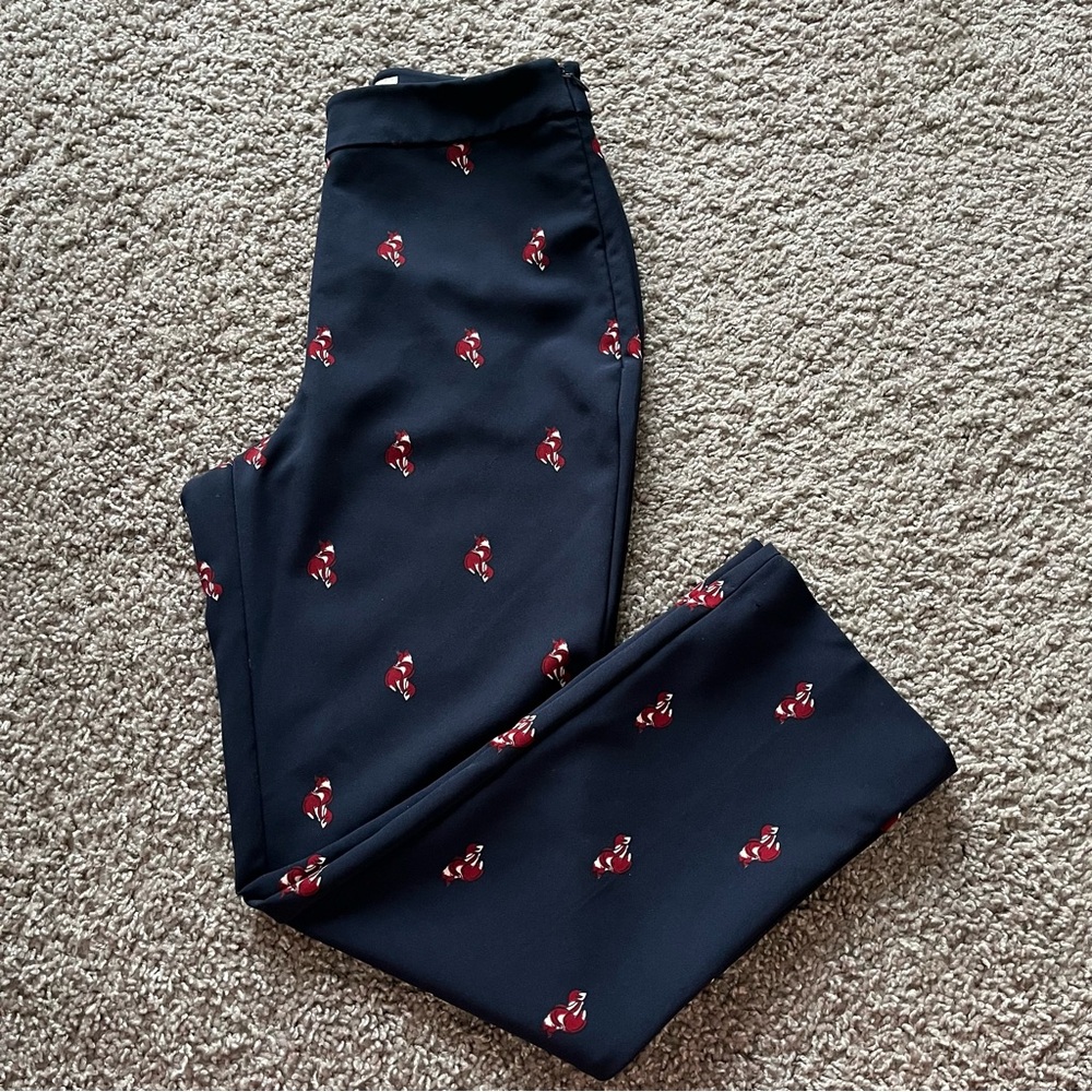 NWOT Women's Kate Spade Fox Glen Cropped Pant Voyage Blue size 2